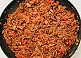 Hackfleischtopf mit Paprika und Pilzen