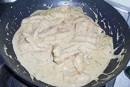 Blumenkohl in H&auml;hnchen - Curry So&szlig;e 3