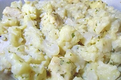 Blumenkohl in H&auml;hnchen - Curry So&szlig;e 14