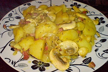 Champignon - Kartoffel - Pfanne 4