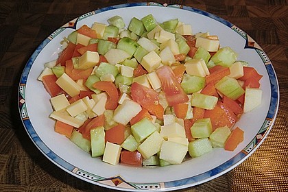 Bunter K&auml;sesalat