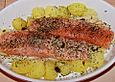 Spargel - Lachs - Gratin