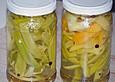 Eingelegte Paprika mit Knoblauch