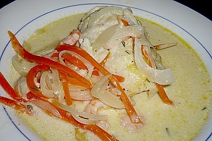 Seezungenr&ouml;llchen in Camembert - So&szlig;e