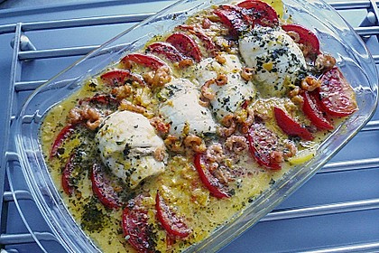 Gef&uuml;lltes Schollenfilet auf Kartoffel - Gratin 5