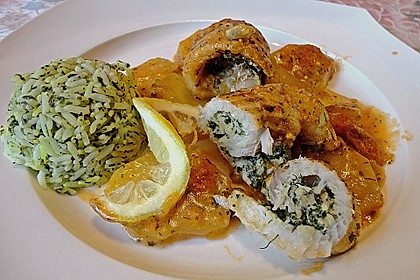 Gef&uuml;lltes Schollenfilet auf Kartoffel - Gratin 9