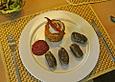 Djuvecreis mit Cevapcici