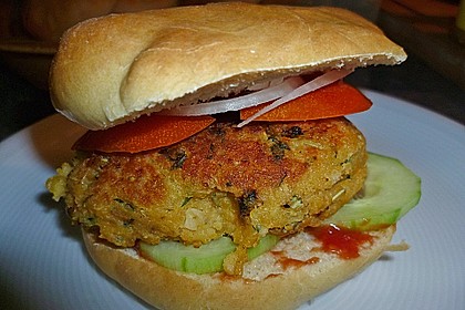 Kichererbsen Burger 3