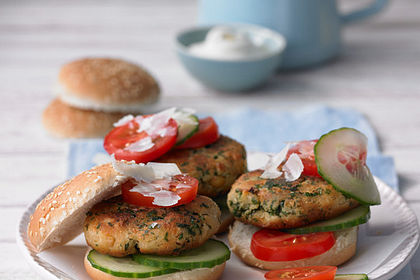Kichererbsen Burger