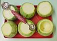 Zucchini mit Hackfleischf&uuml;llung und Ei - Zitronensauce