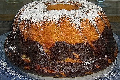 Quark - Bananen - Marmor - Gugelhupf 6