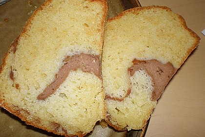 Quark - Bananen - Marmor - Gugelhupf 13