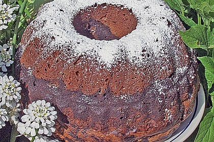Quark - Bananen - Marmor - Gugelhupf 18
