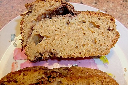Quark - Bananen - Marmor - Gugelhupf 20