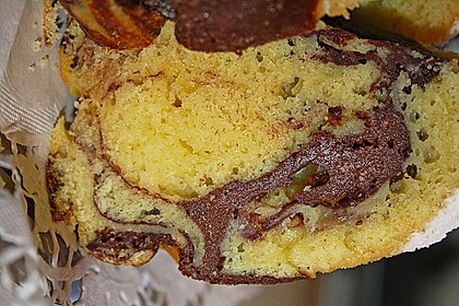Quark - Bananen - Marmor - Gugelhupf 34
