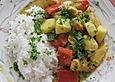 H&auml;hnchencurry