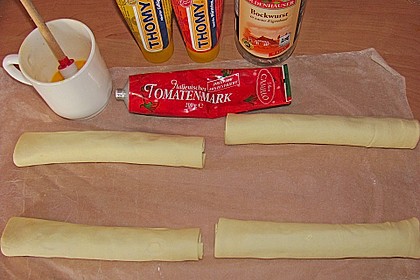 Würstchen im Blätterteig 6