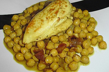 H&auml;hnchenbrust in Aprikosen - Curry - Sauce 1