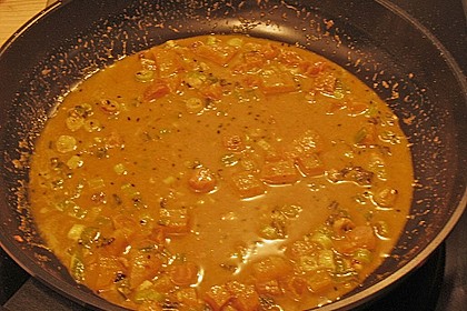 H&auml;hnchenbrust in Aprikosen - Curry - Sauce 5