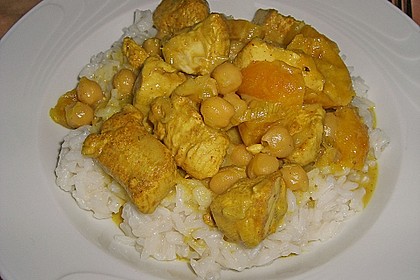 H&auml;hnchenbrust in Aprikosen - Curry - Sauce 8