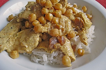 H&auml;hnchenbrust in Aprikosen - Curry - Sauce 9