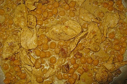 H&auml;hnchenbrust in Aprikosen - Curry - Sauce 10