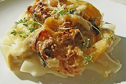 Puten - Pfirsichgratin 1