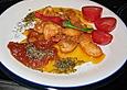 Riesenbohnen in pikanter Tomatensauce