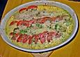 Fischauflauf mit Tomaten und Pfefferk&ouml;rnern