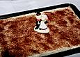 Schoko - Birnen - Kuchen mit Schmand