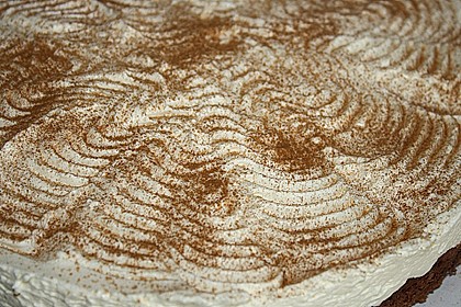 Schoko - Birnen - Kuchen mit Schmand 4