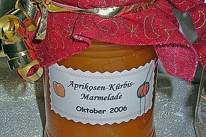 Aprikosen - Kürbis - Marmelade 6