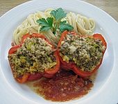 Gef&uuml;llte Paprika mit Hackfleisch (Bild)