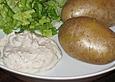 Pellkartoffeln mit pikantem Quark