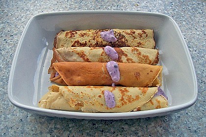 Pfannkuchen mit Heidelbeerquark 3