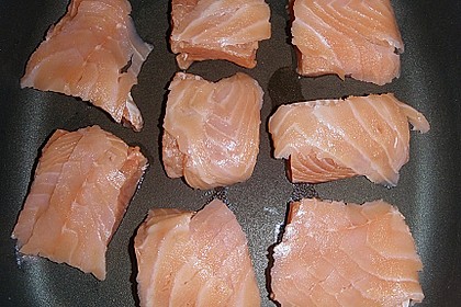 &Uuml;berbackene Lachsfilets 10