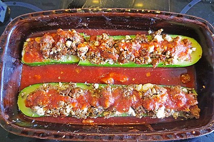 Gefüllte Zucchini 86