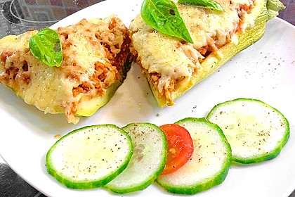 Gefüllte Zucchini 2