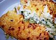 Nudelauflauf mit Spinat und Lachs