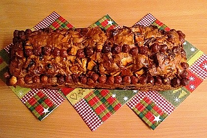 Weihnachtliches Apfelbrot 1