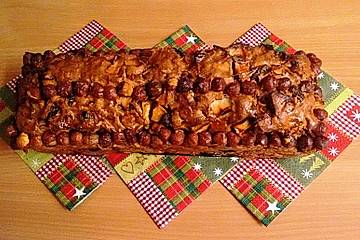 Weihnachtliches Apfelbrot