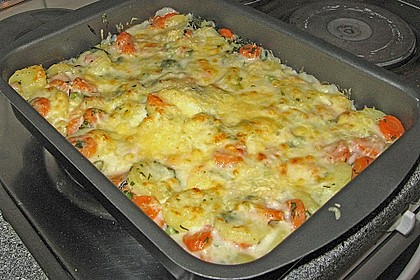 Kartoffel - Karotten - Auflauf