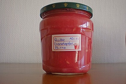 Quitten - Granatapfel - Birnen - Marmelade 1