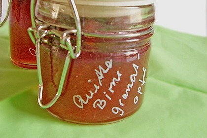 Quitten - Granatapfel - Birnen - Marmelade