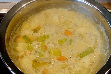 Curry - Zitronengras Suppe 4