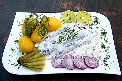 Matjesfilet nach Hausfrauenart 1