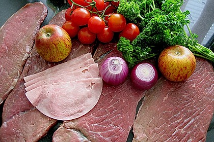 Rouladen mit Apfel - Kr&auml;uterf&uuml;llung
