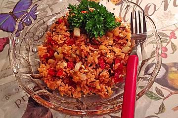 Griechischer Reissalat