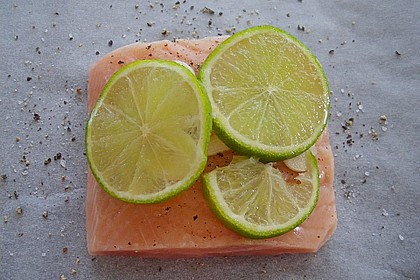 Lachs in Papier 10