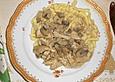 Geschnetzeltes mit Champignons